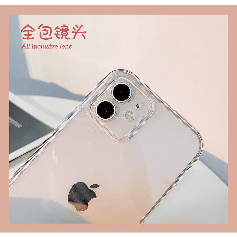 Creative Panda Phone Case Iphone12 Apple 13pro Max All-Inclusive 11 Transparent X Soft XR Case 7/8Plus ZsQe