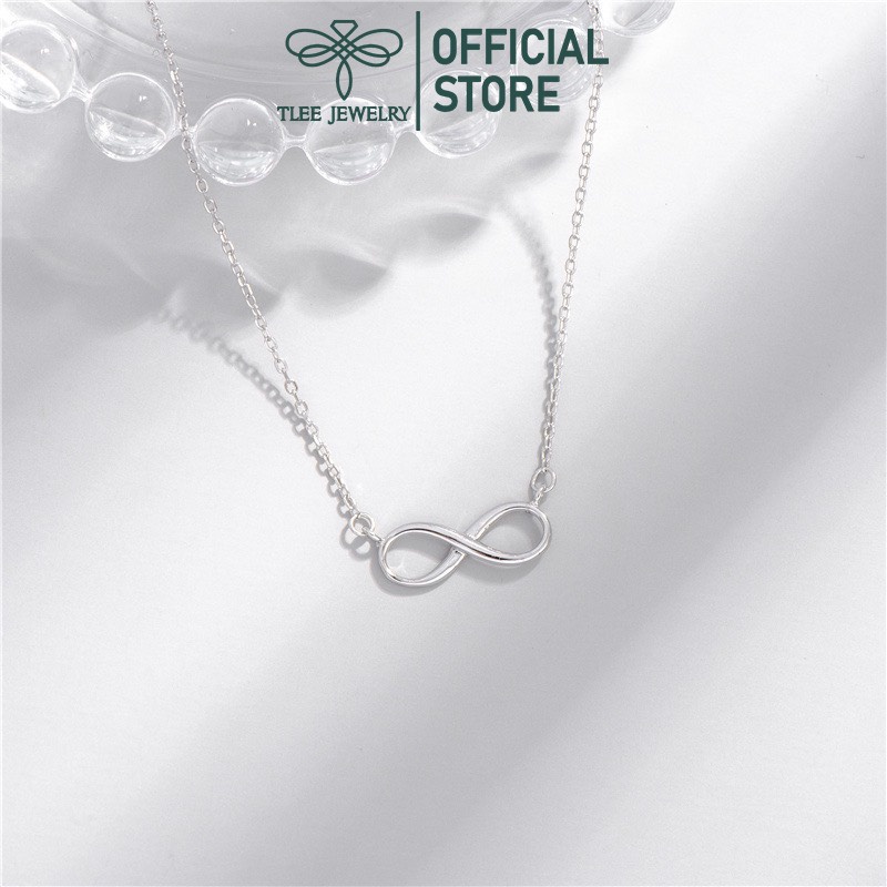 Dây chuyền bạc nữ TLEE mặt vô cực trơn cá tính TleeJewelry D0187