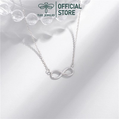 Dây chuyền bạc nữ TLEE mặt vô cực trơn cá tính TLEE JEWELRY D0187