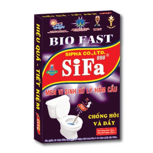 Men Vi Sinh Khử Mùi Hôi Hầm Cầu, Bể Phốt Bio Fast 300g - Sifa/Zifat