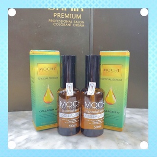 Tinh dầu dưỡng tóc mềm mượt hết xơ rối hư tổn Mochi - Collagen A+ 50ml hàng chính hãng. Dưỡng tóc bóng mượt chuẩn salon