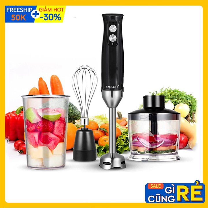Máy xay đa năng Sokany 4 Trong 1, nhiều chức năng, xay cực khỏe