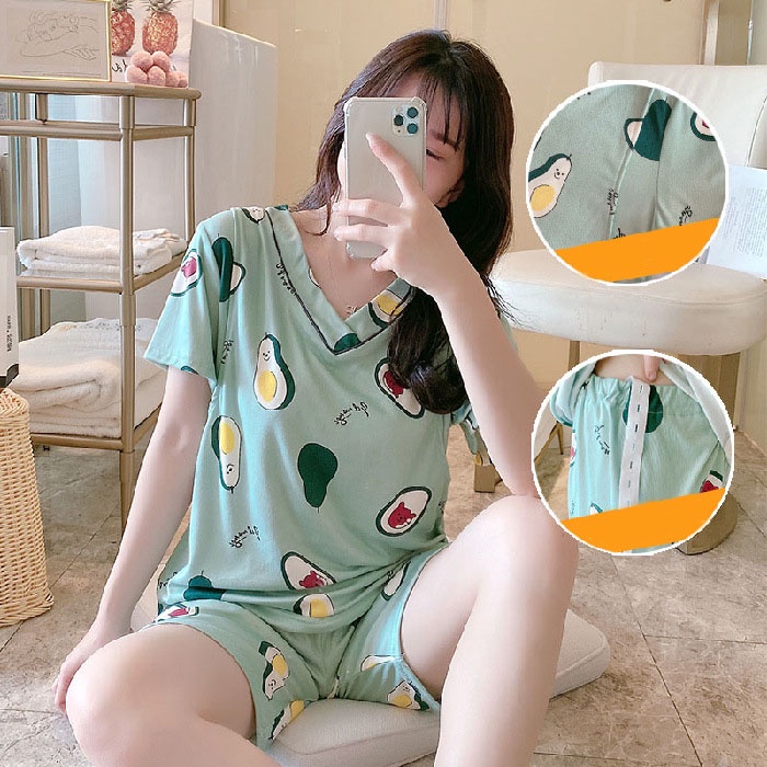 Bộ bầu - bộ sau sinh - chất liệu thun sữa - kiểu mới thời trang ( đùi sau sinh né cổ)