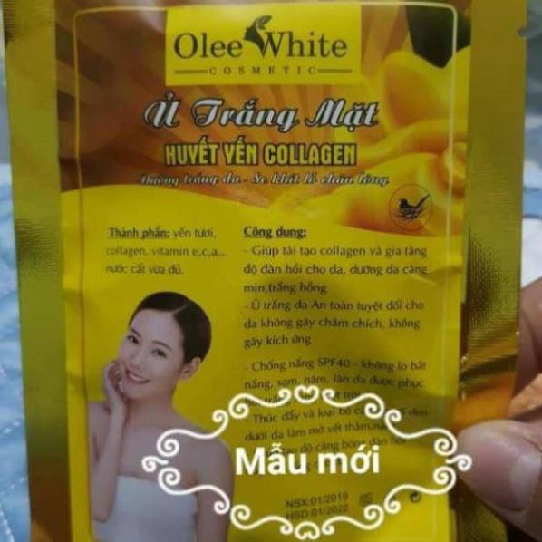 Ủ trắng huyết yến collagen