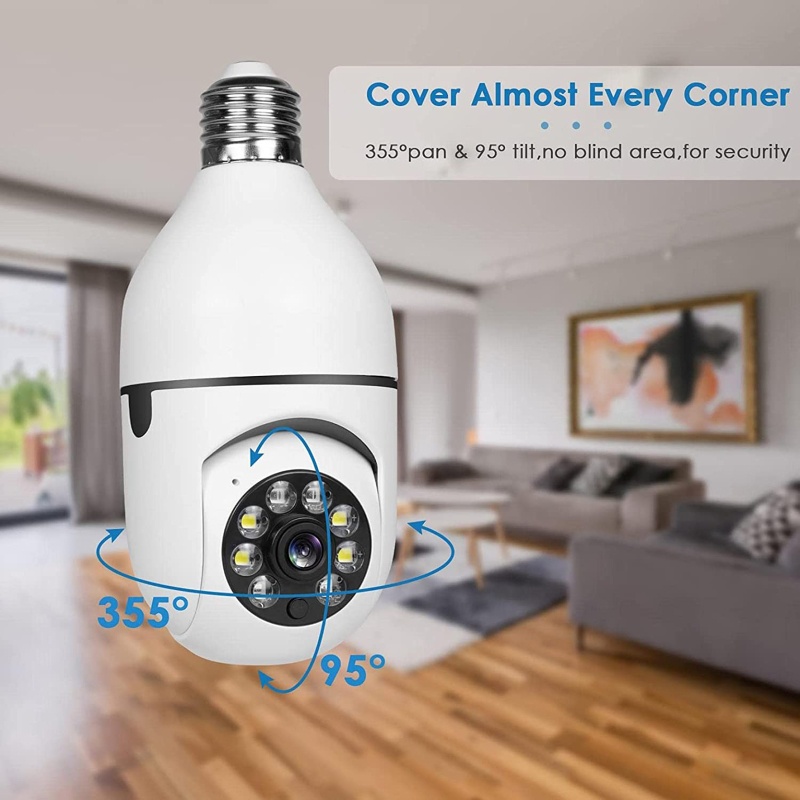 Camera giám sát không dây hình bóng đèn 1080P