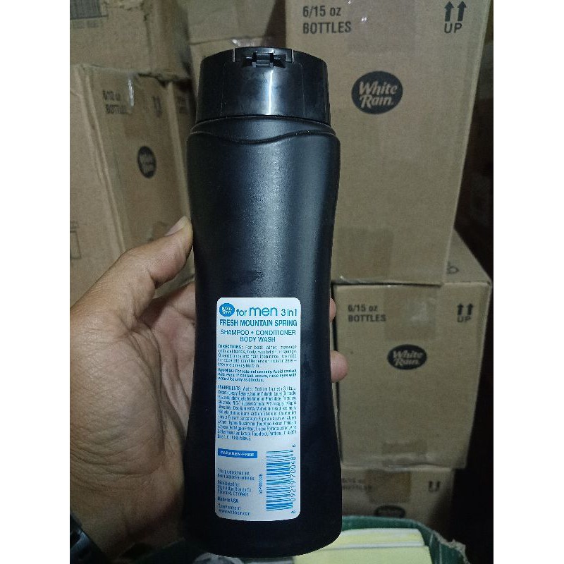 Sữa tắm 3in1 giành cho Nam giới White rain men, hàng nhập Mỹ