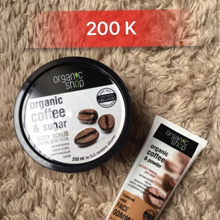 (Black Friday) Giá huỷ diệt Set tẩy da chết Face và Body của The Organic Shop