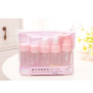 Bộ chiết mỹ phẩm du lịch mini 6 món
