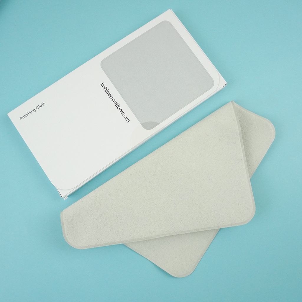 Khăn đánh bóng màn hình Apple - Polishing Cloth , chất liệu vải Microfiber