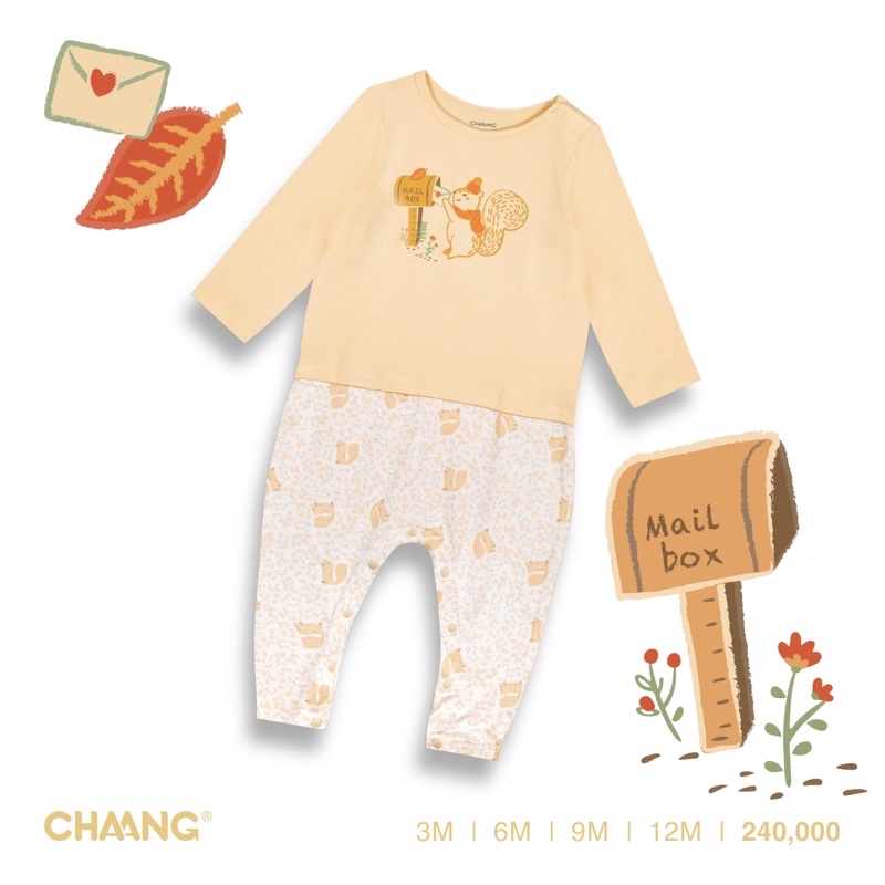 Chaang Bộ liền thân cúc vai Part AW2022D10