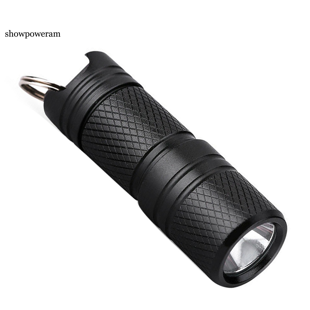 Đèn pin LED mini có móc khóa sạc USB tiện dụng