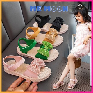Dép Sandal Quai Hậu Xăng Đan Cho Bé Gái Êm Đế Cao Su Mềm Chống Trượt Trơn Chống Vấp Mùa Hè Thu Đông Xuân Bé 3 đến 7 Tuổ