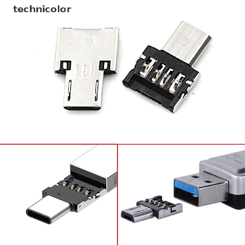 Set 3 Đầu Chuyển Đổi Cổng Micro USB Sang Cổng USB OTG Cho Điện Thoại