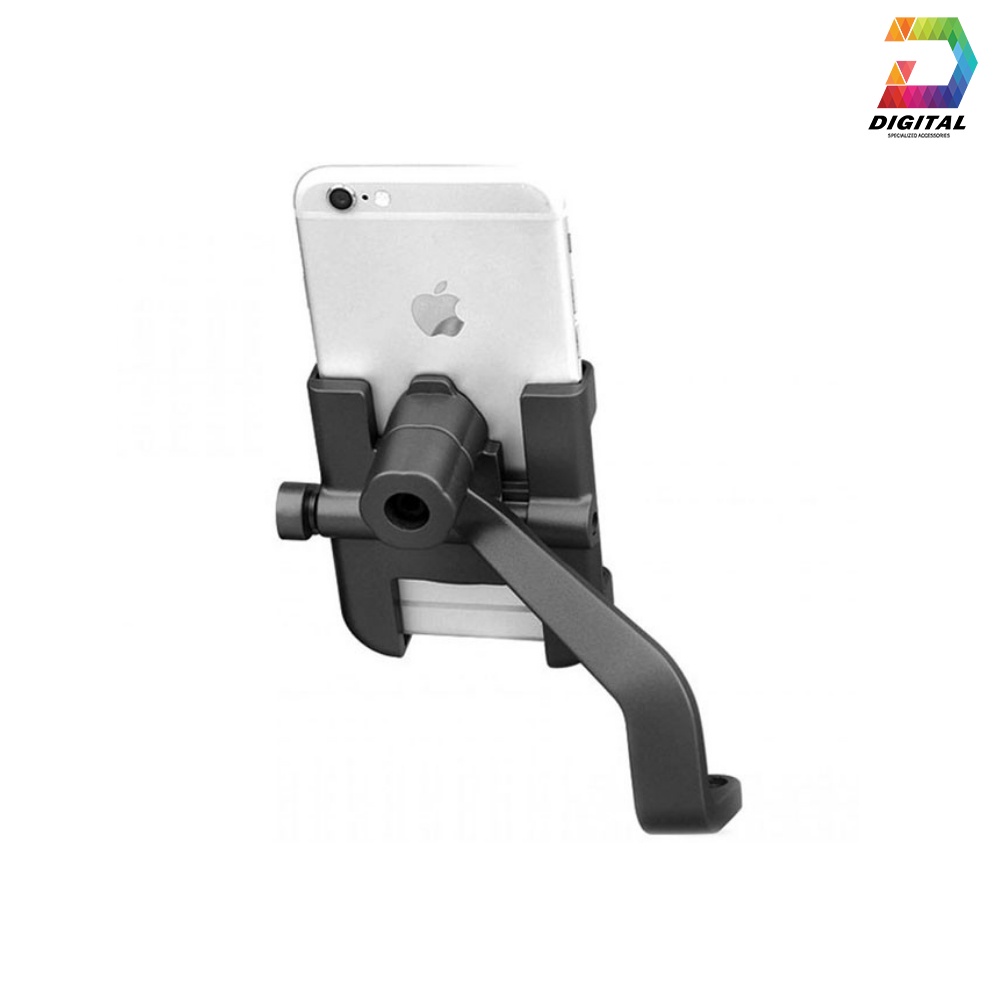 Giá Kẹp Điện Thoại Kim Loại Trên Xe Máy Siêu Chắc