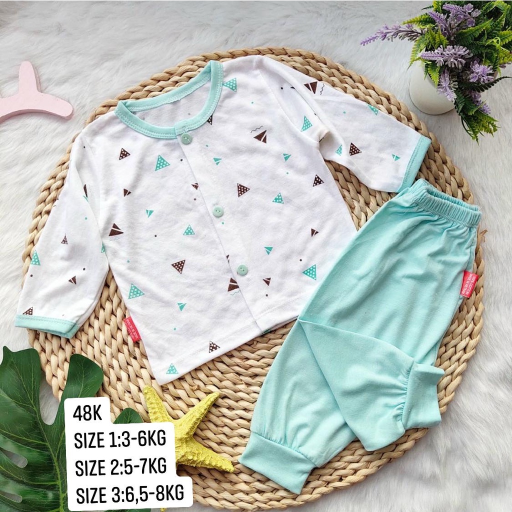 Bô dài minh đức cúc giữa cotton họa tiết