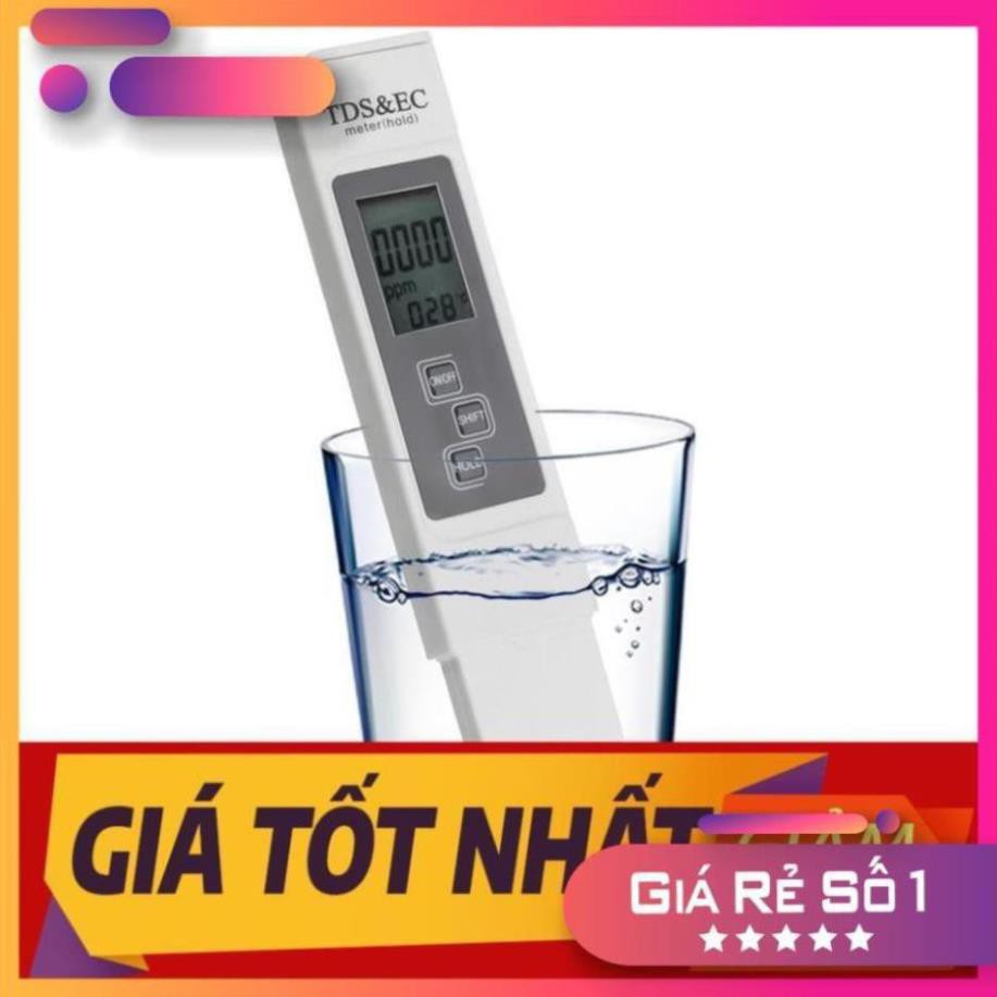 Bút thử nước 3 trong 1 TDS & EC + Tặng kèm giấy quỳ tím