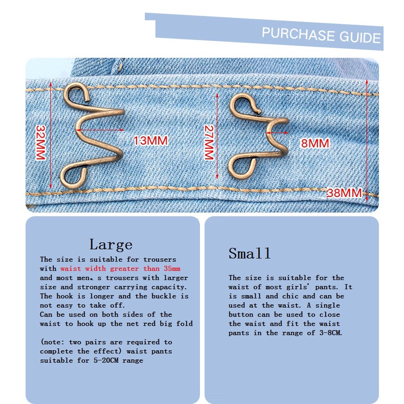 Nút Quần Jeans Ngắn Đính Hoa Cúc Chỉnh Được Và Tháo Rời Được Không Đinh Vít Dành Cho Quần Jean ZOEVNXH