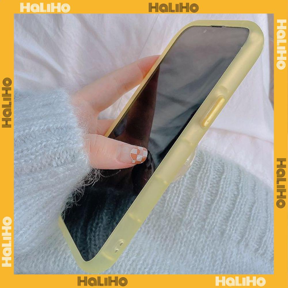 iPhone Case with Grip Cute Folding Stand Clear Case Soft Case TPU Airbag Shockproof Protection Camera Candy Color Compatible For iPhone 14 Pro Max 14 Plus 13 Pro Max 12 11 XR 7Plus