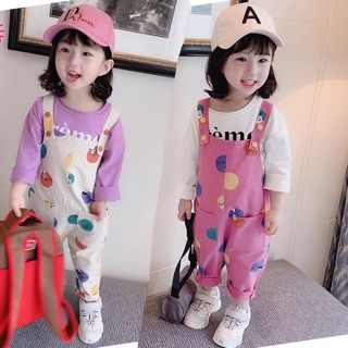 Quần yếm bé gái