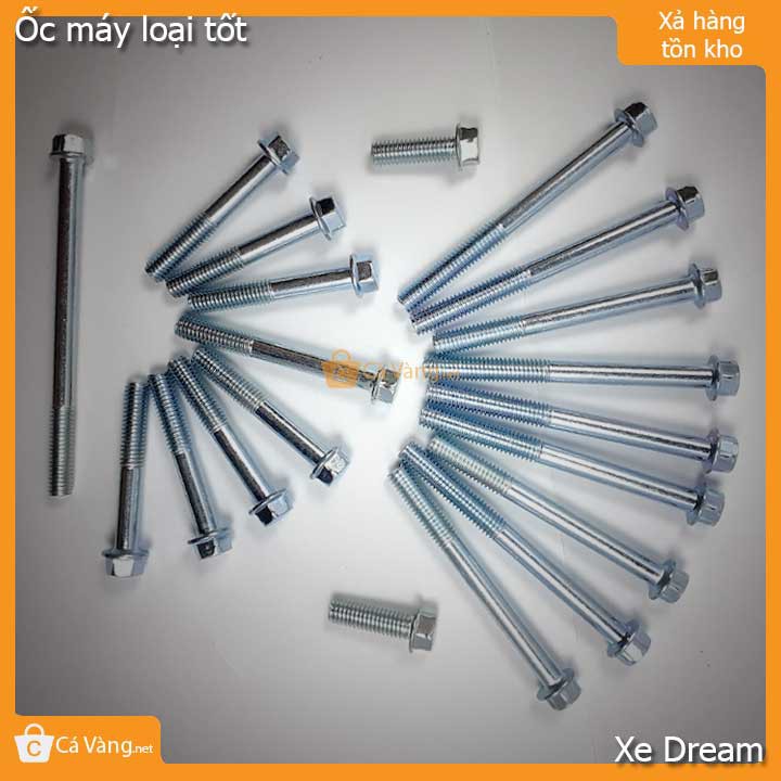 Ốc máy lắp cho lốc máy xe Dream II, Thái loại tốt giá rẻ