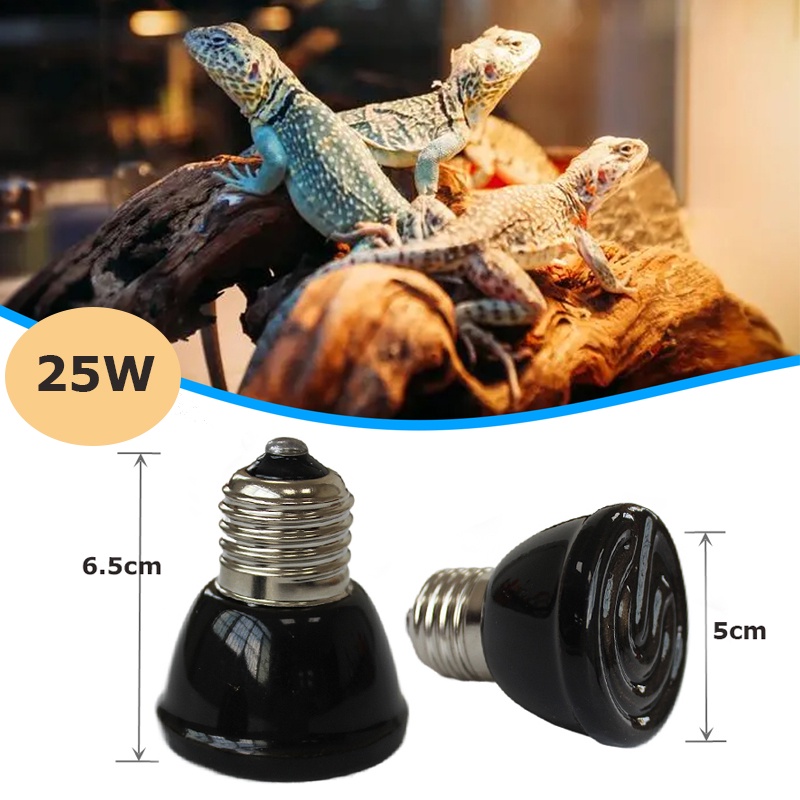 25W Bóng Đèn Sưởi Sứ Cho Động Vật Và Bò Sát