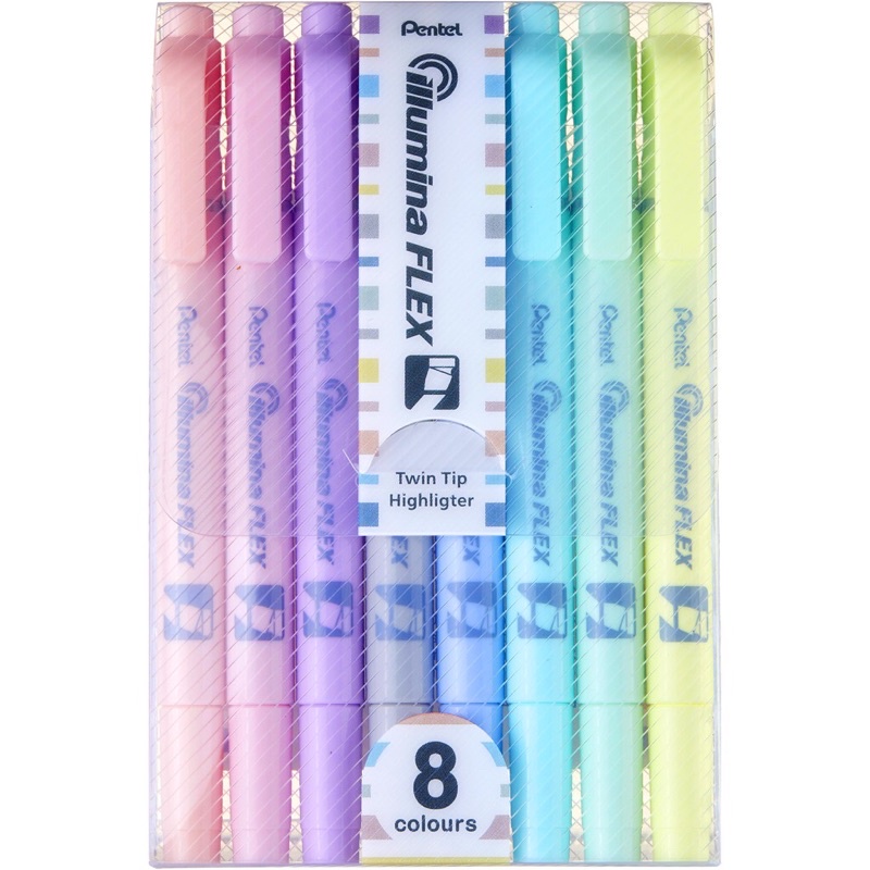 ( HÀNG CHÍNH HÃNG ) Bút nhớ dòng 2 đầu Pentel Pastel Highlighter - Pentel Illumina Highlighter [Hàng chính hãng]