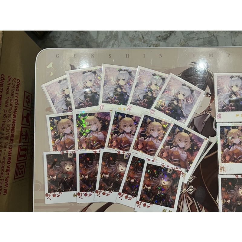 Ảnh, móc khoá, hàng artist Yoimiya, Ayaka, Hutao...v....v....