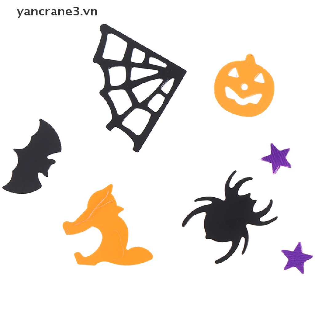 Túi 15g Hoa Giấy Hình Bí Ngô / Dơi / Nhện Trang Trí Halloween 15g