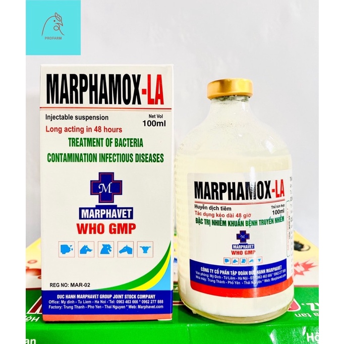 Marphamox LA sản phẩm chất lượng cao của công ty Marphavet
