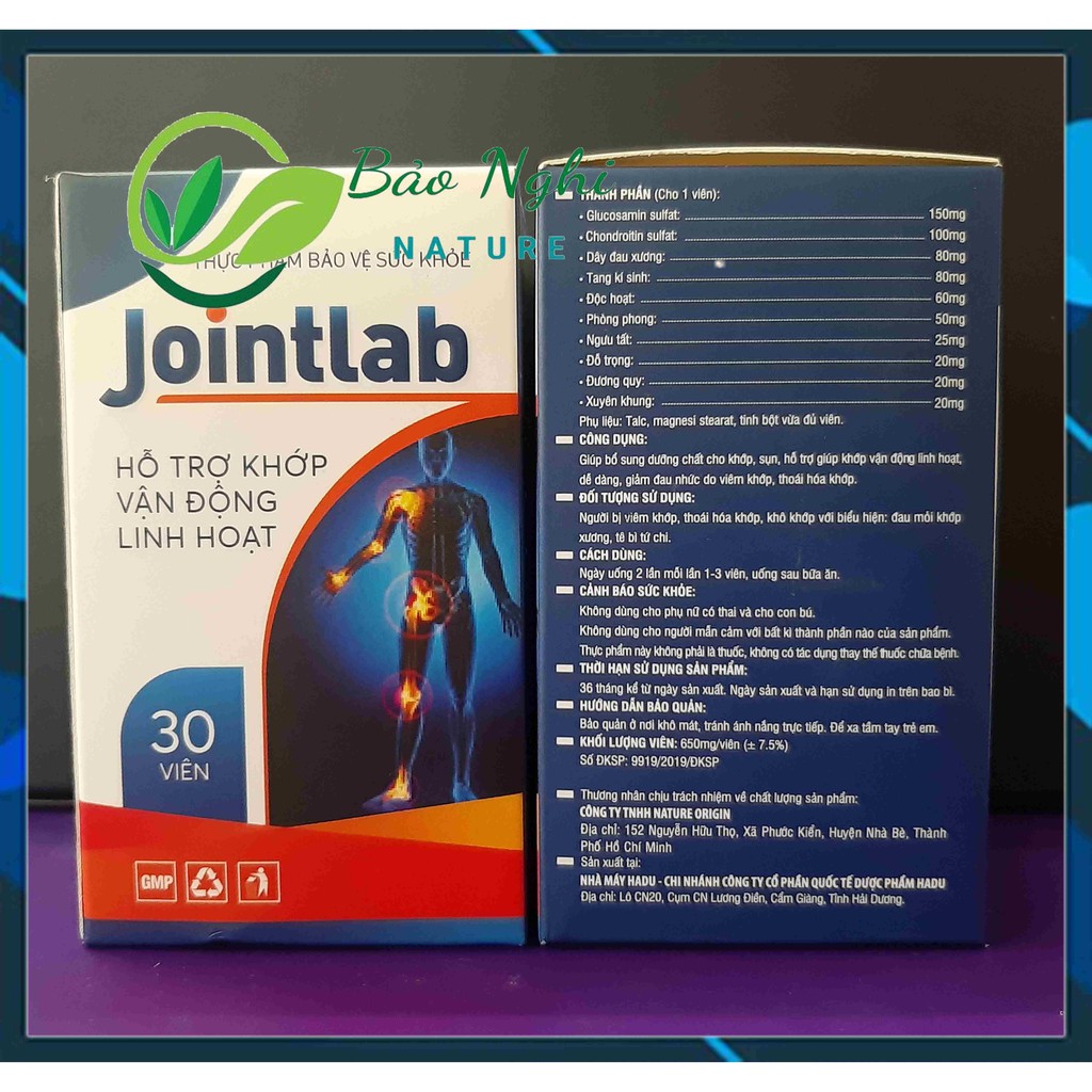 [COMBO 3 HỘP] VIÊN XƯƠNG KHỚP JOINTLAB - Đẩy Lùi Cơn Đau Xương Khớp Xua Tan Nhức Mỏi Tăng Cường Vận Động - HỘP 30 VIÊN | BigBuy360 - bigbuy360.vn