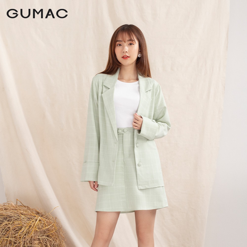 Áo khoác vest nữ túi mổ AA10135 GUMAC