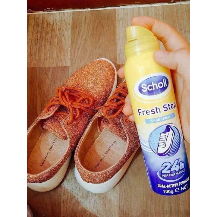 XỊT KHỬ MÙI HÔI CHÂN SCHOLL FRESH STEP EXTRA FRISCH DEO PIEDS EXTRA FAIR 24H THÁI LAN CHÍNH HÃNG - 8382