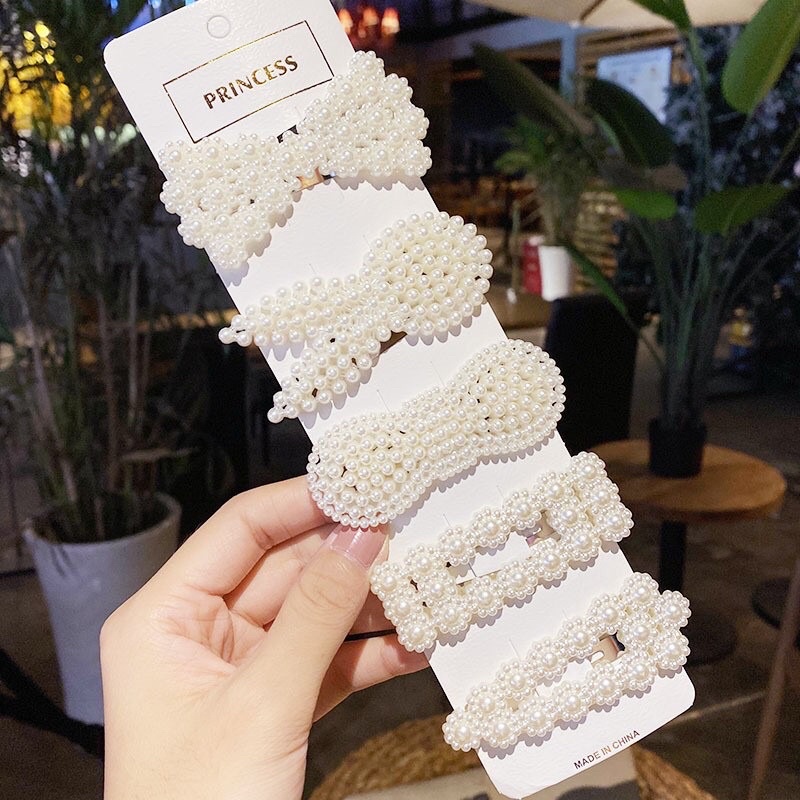 Kẹp Tóc Ngọc Trai Nhân Tạo Nữ 🎀FREESHIP🎀Phong Cách Hàn Quốc Trẻ Trung, Sang Trọng