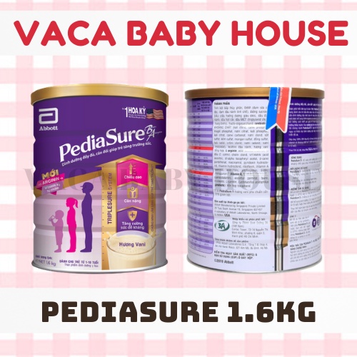 (HCM - DATE 2022) SỮA BỘT ABBOTT PEDIASURE LON 1,6kg