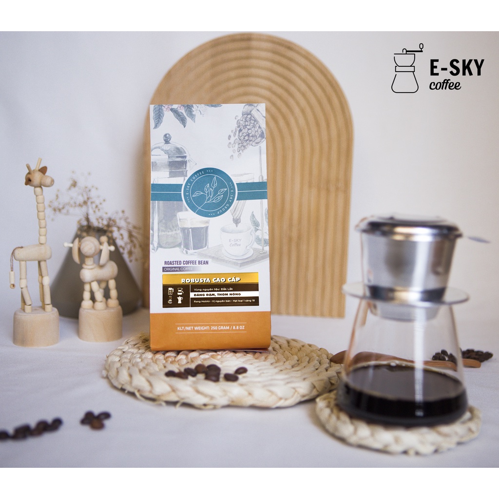 Phin pha cafe nhôm nguyên chất không sơn E-SKY Coffee phin pha cà phê tại nhà thể tích 170ml