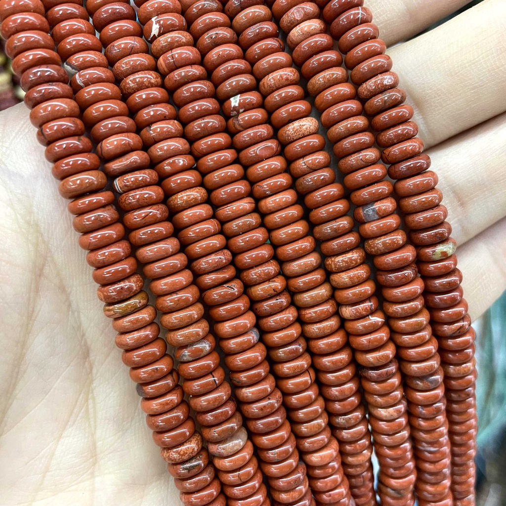 DIY Imitation Loose Spacer Beads  Chuỗi Hạt Đá Thạch Anh  2*6.5mm Dùng Làm Đồ Trang Sức Thủ Công