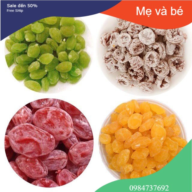 1KG MIX 4 VỊ Ô MÀI ĐÀO VÀ MƠ SỮA SIÊU NGON CHUẨN ĐÀ LẠT