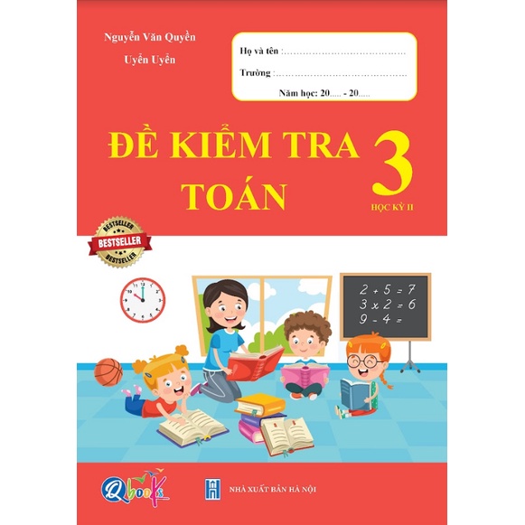 Sách - Lớp 3 Đề Kiểm tra Toán và Tiếng VIệt trọn bộ 4 cuốn