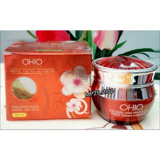 KEM DƯỠNG TRẮNG - GIỮ ẨM - BẢO VỆ DA OHIO COLLOGEN ĐÔNG TRÙNG HẠ THẢO ( 20g )