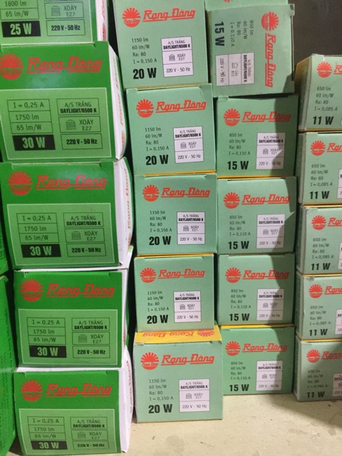 [Nhập HOME100K12 giảm 10% tối đa 100k đơn từ 0K duy nhất ngày 7/12 -Bóng tiết kiệm điện compact Rạng Đông