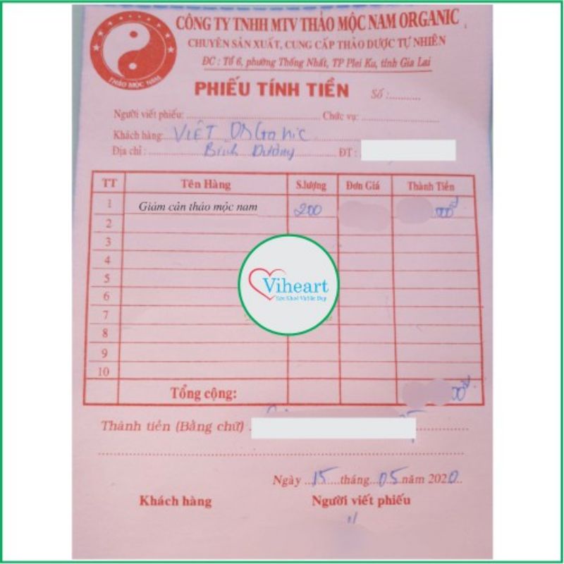 Giảm cân Thảo mộc nam, hộp 30v, da đẹp dáng xinh
