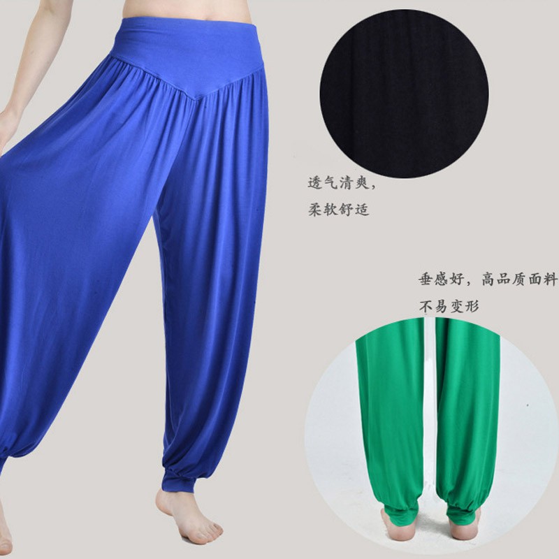 Quần alibaba dài màu trơn thời trang cho nữ