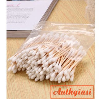 Túi nhỏ Bông tăm 100 chiếc ngoáy tai vệ sinh dụng cụ makeup