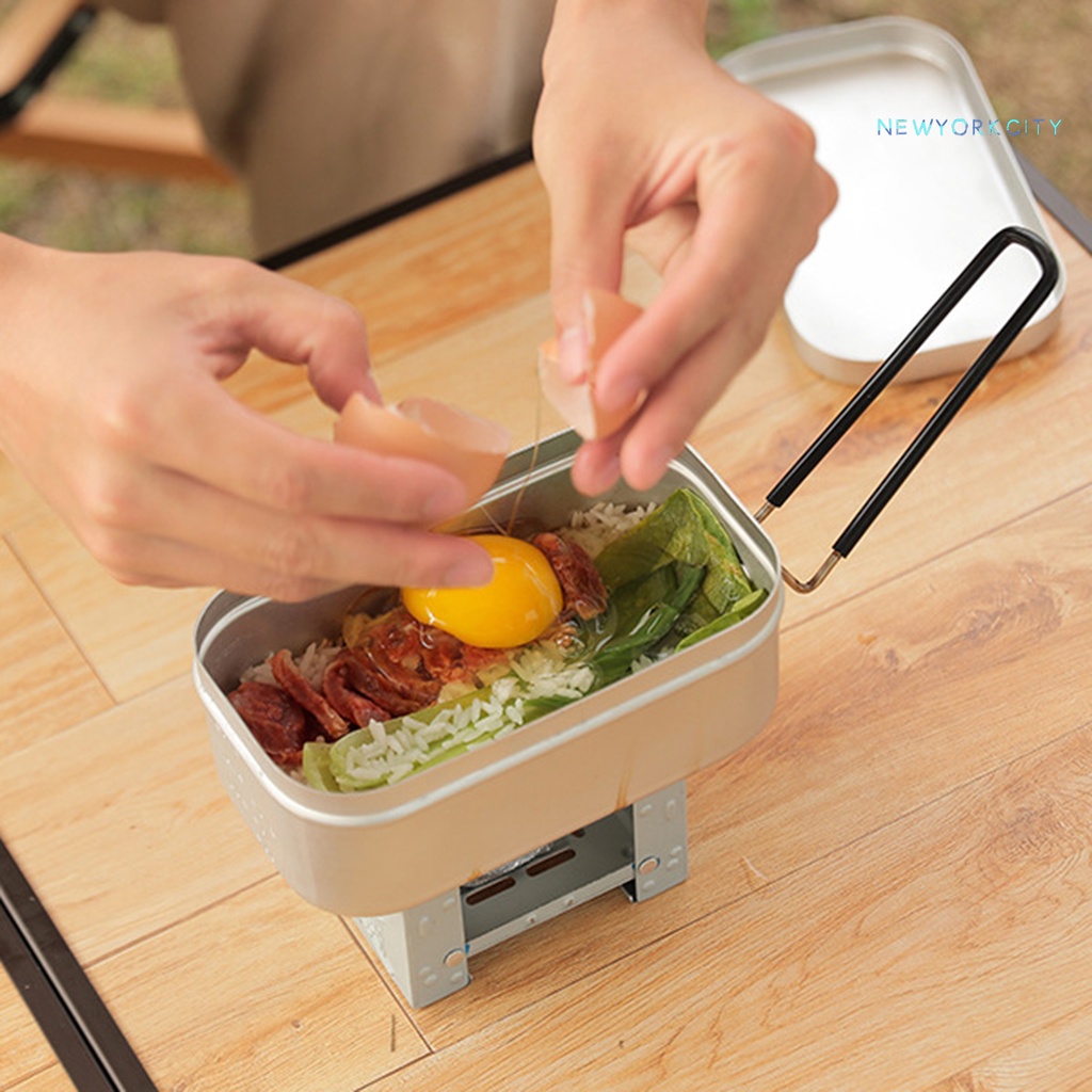 Hộp Đựng Thức Ăn Trưa Làm Từ Thép Không Gỉ 304 Chống Rò Rỉ Cách Nhiệt Dùng Cho Văn Phòng/Cắm Trại
