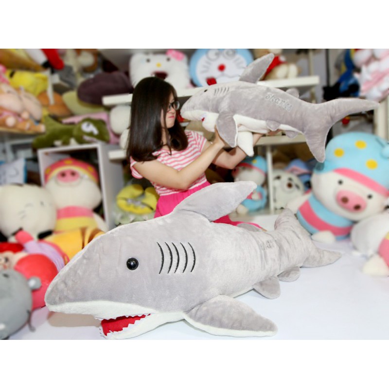 Thú bông Gối ôm cá mập Sharks (50cm---&gt;110 Cm)