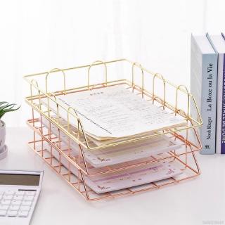 Kệ Kim Loại Dùng Đựng Tài Liệu Xếp Chồng Tiện Dụng