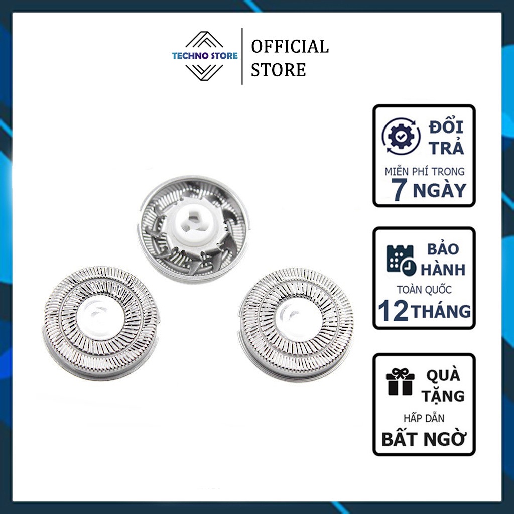 Bộ 3 lưỡi cạo dành cho máy cạo râu đa năng 4 in 1 - công nghệ lưỡi kép tiên tiến cạo cực sạch râu