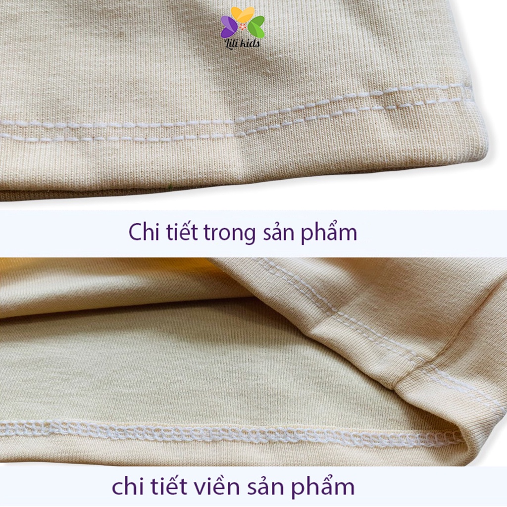 áo giữ nhiệt cho bé trai bé gái áo len cotton cổ 3 phân cho bé lili.kids AP06