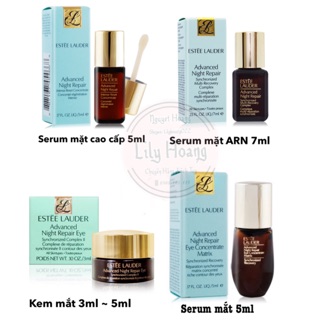Serum mặt ARN estee 7ml và kem mắt