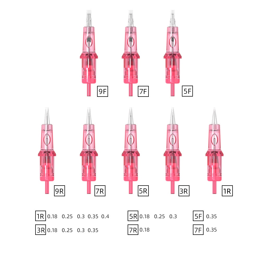 Máy Xăm Chân Mày Một Kim Màu Hồng